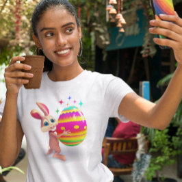 Pasgeborene paaspasta blij paaseiertje t-shirt