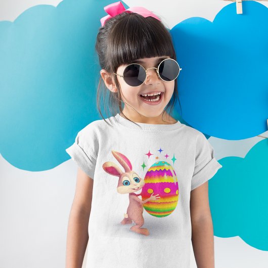 Pasgeborene paaspasta blij paaseiertje t-shirt