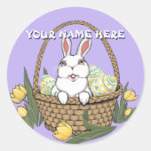 Pasgeborene stickers aangepaste paasstickers (Voorkant)