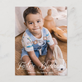 Pasgeborenen Baby Kinder familie Foto Feestdagenkaart