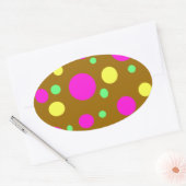 Pasgeborenen Ovale Sticker (Envelop)