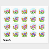 Pasgeborenen Ronde Sticker (Vel)