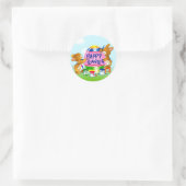 Pasgeborenen Ronde Sticker (Tas)
