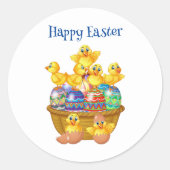 Pasgeborenen Ronde Sticker (Voorkant)