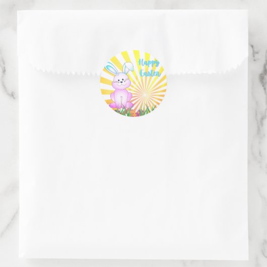 Pasgeborenen Ronde Sticker (Tas)