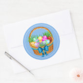 Pasgeborenen Ronde Sticker (Envelop)