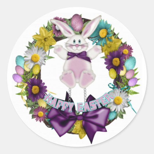 Pasgeborenen Ronde Sticker (Voorkant)