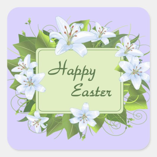 Pasgeborenen Vierkante Sticker (Voorkant)