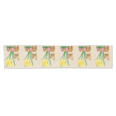 Pasgebundelaar en Daffodils Holiday Table Runner Korte Tafelloper (Horizontaal)