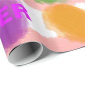 Pasgebundelde gekleurde eieren cadeaupapier (Rol Hoek)