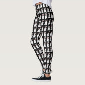 Pasgebundelde Leggings zwarte paasleggers (Links)
