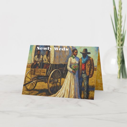 Pasgehuwden Bedankkaart (Voorkant)