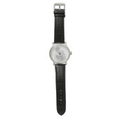Pasgetrouwd Aangepaste Trouwfoto Horloge (Vlak)