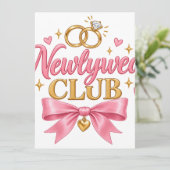 Pasgetrouwd Club Plat Programma Programmakaart (Staand voorkant)