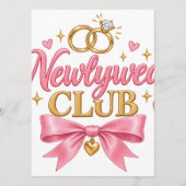 Pasgetrouwd Club Plat Programma Programmakaart (Voorkant)