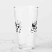 Pasgetrouwd Naambanner Meneer & Mevrouw ID668 Glas (Links)
