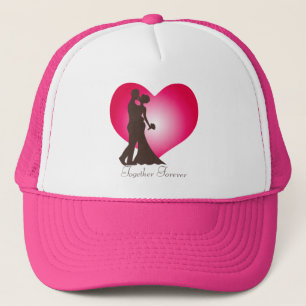 Pasgetrouwd stel trucker pet