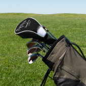 Pasgetrouwde bruid mevrouw golfheadcover (Insitu)