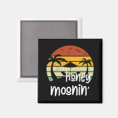Pasgetrouwde koppels bij elkaar horende honingmoon magneet (Voorkant / Achterkant)