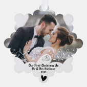 pasgetrouwde ornamenten voor het eerst getrouwd me (Voorkant)