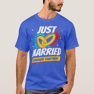 Pasgetrouwden  Trouw Huwelijksreis  Bruid Bruidego T-shirt