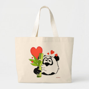 Pasha het Beer van Panda Grote Tote Bag