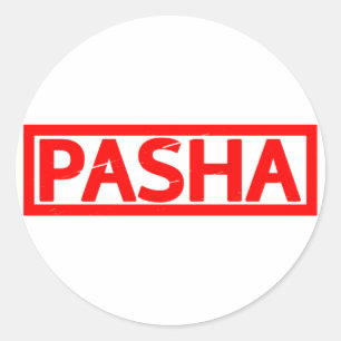 Pasha Stamp Ronde Sticker
