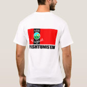 Pashtunistan Kleding T-shirt (Achterkant)