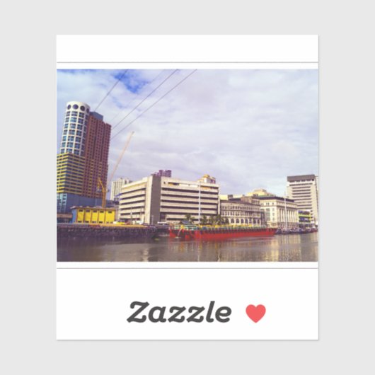 Pasig rivier sticker (Vel)