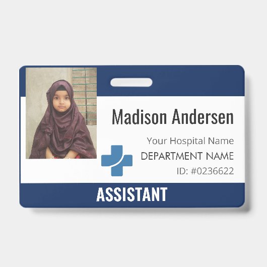 Pasje met eigen identificatie | Gepersonaliseerde  Badge (Voorzijde)