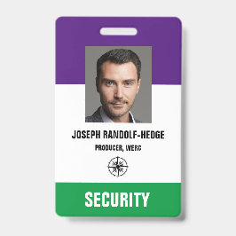 PASJE MET FOTO - Identificatiebadge met foto Badge