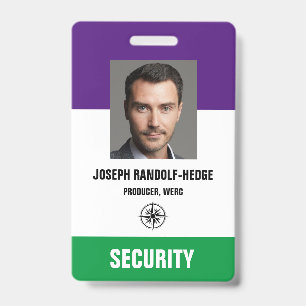 PASJE MET FOTO - Identificatiebadge met foto Badge
