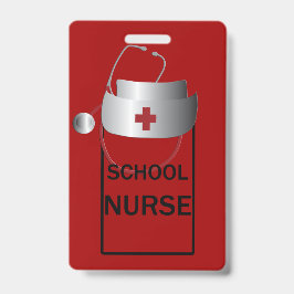 Pasje voor de kamer van de schoolverpleegster badge
