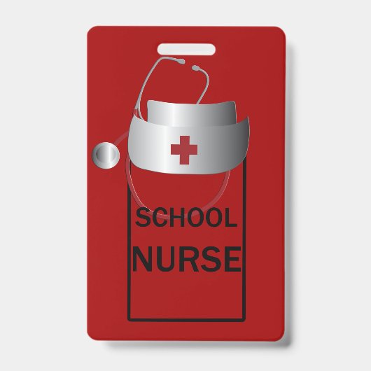 Pasje voor de kamer van de schoolverpleegster badge (Voorzijde)