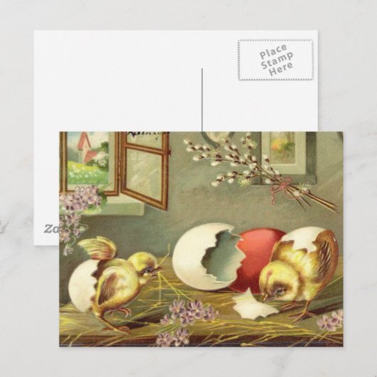  Paskaart (24) Feestdagenkaart (Voorkant / Achterkant)