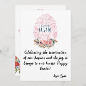 Paskaart: Herrijding vieren Aankondiging (Voorkant / Achterkant)