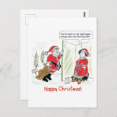 Paskaart... Kerstman, ochtend Briefkaart (Voorkant / Achterkant)