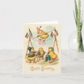  Paskaart met circuskip Feestdagen Kaart (Voorkant)