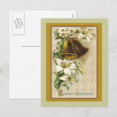 Paskaart met  illustratie feestdagenkaart (Voorkant / Achterkant)