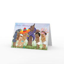 Paskaart met  kinderen