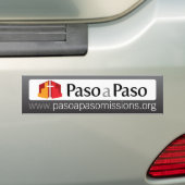 Paso a Paso Missions Support Bumpersticker (Op auto)