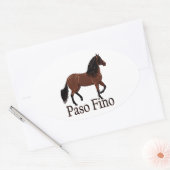 Paso Fino Bay Paso Fino Ovale Sticker (Envelop)
