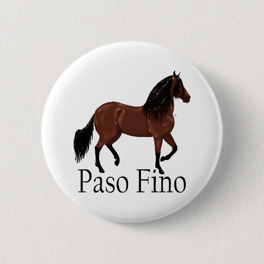 Paso Fino Bay Paso Fino Ronde Button 5,7 Cm (Voorkant)