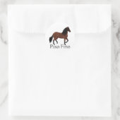 Paso Fino Bay Paso Fino Ronde Sticker (Tas)