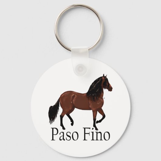 Paso Fino Bay Paso Fino Sleutelhanger (Voorkant)