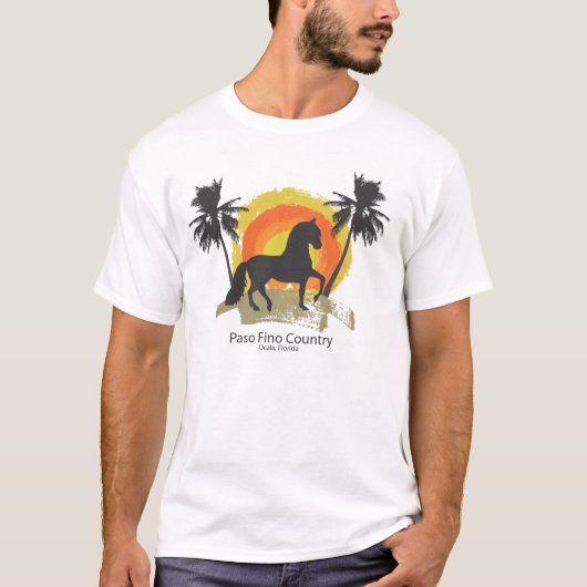 Paso Fino Country - Ocala, Florida T-shirt (Voorkant)