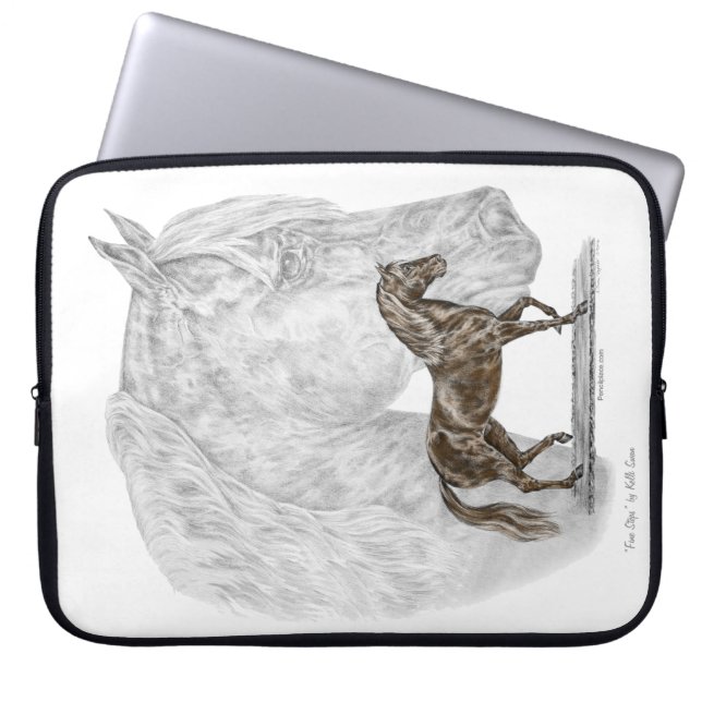 Paso Fino Horse Art Laptop Sleeve (Voorkant)