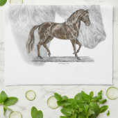 Paso Fino Horse Art Theedoek (Gevouwen)