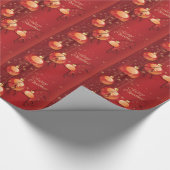 Paso Fino Horse Christmas Joy Cadeaupapier (Hoek)