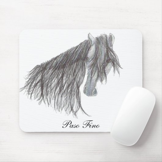 Paso Fino Horse Drawing Muismat (Met muis)